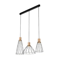 Lampa wisząca MODESTO WOOD SOSNA 3 listwa (10158) - TK Lighting