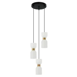 Lampa wisząca Monza (PND-57602-3-BK+BRO) - Italux