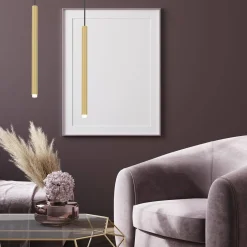 Lampa wisząca MONZA BRASS 1 (MLP8839) - Milagro