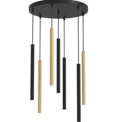 Lampa wisząca MONZA BRASS 7 (MLP8843) - Milagro