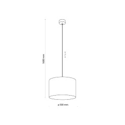 Lampa wisząca MORENO Ø 30 (4991) - TK Lighting