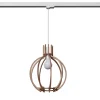 Lampa wisząca na szynie ARANCIA naturalne drewno E27 3000K 7,5W 620lm #W (MYL.00203) - Make Your Light