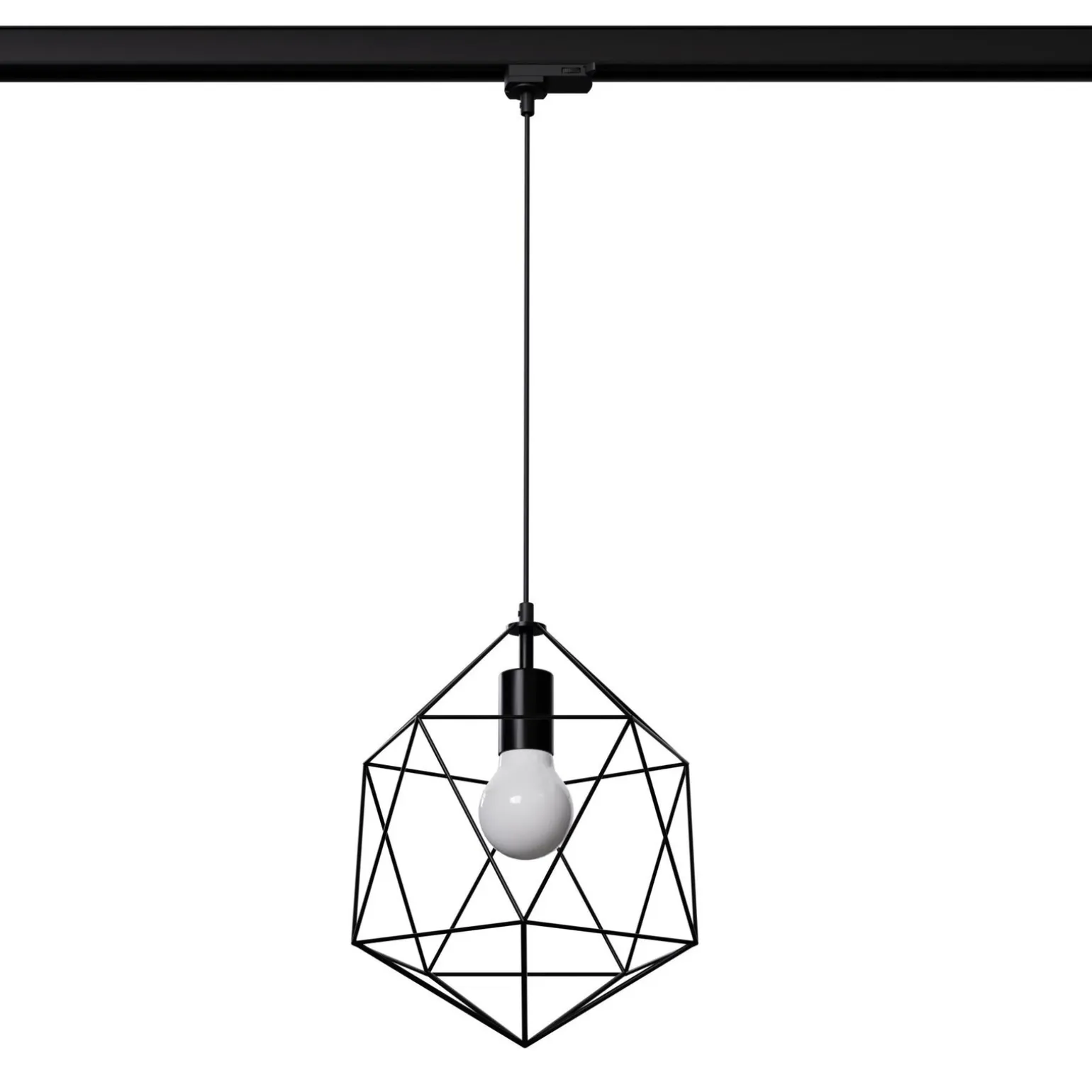 Lampa wisząca na szynie GASPARE czarna E27 3000K 7,5W 620lm (MYL.00362) - Make Your Light