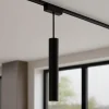 Lampa wisząca na szynie, sterowana aplikacją Slim Magnetic Track Czarny Pendant 6W LED Tuya CCT (ML2207) - Milagro