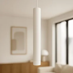 Lampa wisząca na szynie, sterowana aplikacją Slim Magnetic Track Biały pendant 6W LED Tuya CCT (ML2208) - Milagro
