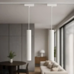 Lampa wisząca na szynie, sterowana aplikacją Slim Magnetic Track Biały pendant 6W LED Tuya CCT (ML2208) - Milagro