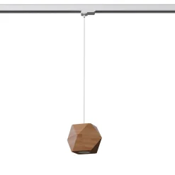 Lampa wisząca na szynie WOODY naturalne drewno GU10 3000K 7W 510lm #W (MYL.00167) - Make Your Light