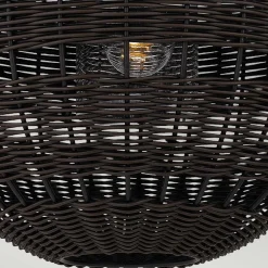 Lampa wisząca na taras Lindendale Western brąz (QZ-LINDENDALE-P-WT) - Elstead Lighting