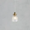 Lampa wisząca nad stół BELLIS Pendant 1L Clear/Antique Brass (109010) Markslojd