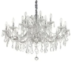 Lampa wisząca Napoleon kol. chrom (167268) Ideal Lux - żyrandol