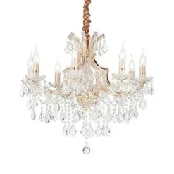 Lampa wisząca Napoleon kol. złoty (167398) Ideal Lux - żyrandol