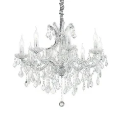 Lampa wisząca Napoleon kol. chrom (167244) Ideal Lux - żyrandol