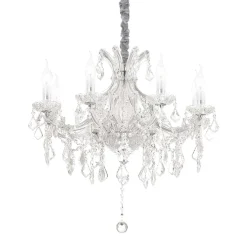 Lampa wisząca Napoleon kol. chrom (167244) Ideal Lux - żyrandol