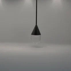 Lampa Wisząca Nata LED czarna (PL0104-BK) - Yaskr