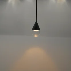 Lampa Wisząca Nata LED czarna (PL0104-BK) - Yaskr