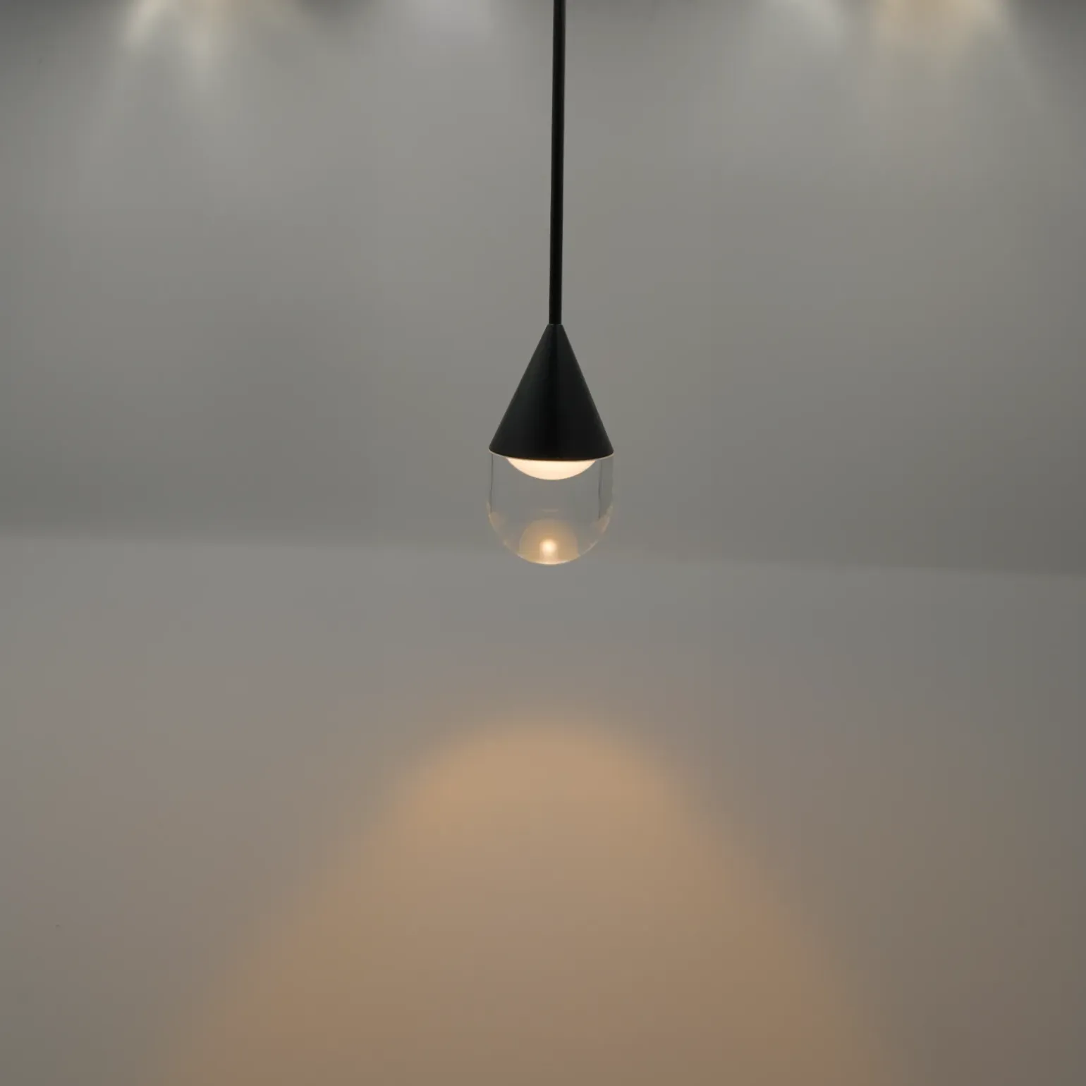 Lampa Wisząca Nata LED czarna (PL0104-BK) - Yaskr