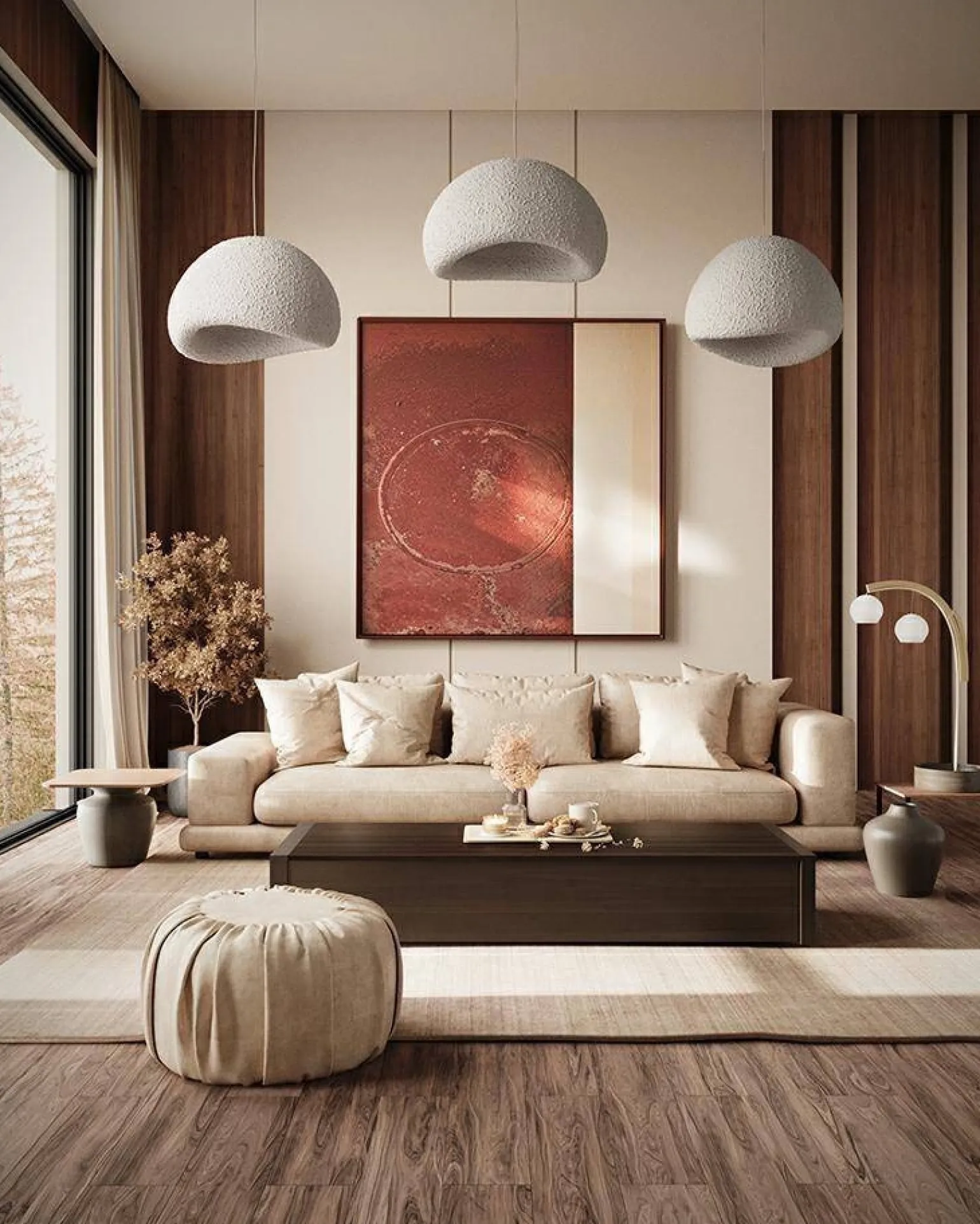 Lampa wisząca NEST 100 biała (MSE1501100468) - Moosee