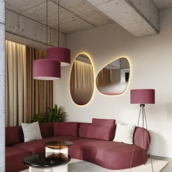 Lampa wisząca NEVIA burgund (SL.1852) - Sollux Lighting