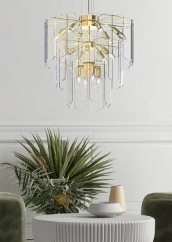 Lampa wisząca NIRA złota (MD3523-14L-EGN) - Zuma Line