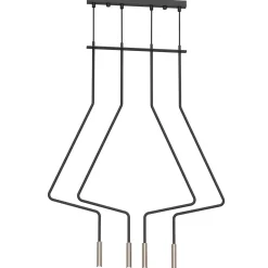 Lampa wisząca no. Vi 4 - Czarna (1120 mm) (5141) - Shilo