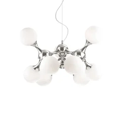 Lampa wisząca NODI SP9 kol. biały (082059) - Ideal Lux