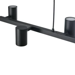 Lampa Wisząca Noe Long 6 listwa (PL0111-BK) - Yaskr