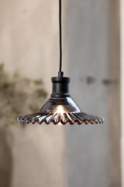 Lampa wisząca NOVIA 1L Black/Smoke (108854) Markslojd