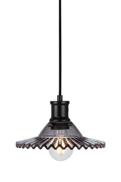 Lampa wisząca NOVIA 1L Black/Smoke (108854) Markslojd