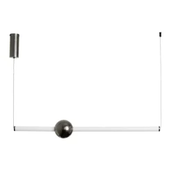 Lampa wisząca O-LINE LED 93 cm czarna (ST-1688L BK) - Step into Design