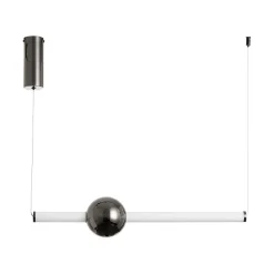 Lampa wisząca O-LINE LED 63 cm czarna (ST-1688S BK) - Step into Design