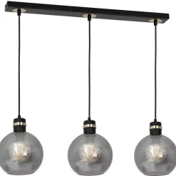 Lampa wisząca OMEGA BLACK / GOLD 3xE27 (MLP6531) - Milagro