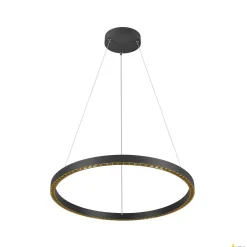Lampa wisząca ONE CUBE, 3000 K, DALI 2, Touch, czarna (1007661) - SLV