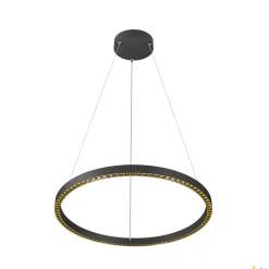 Lampa wisząca ONE CUBE, 3000 K, DALI 2, Touch, czarna (1007661) - SLV