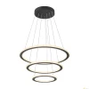 Lampa wisząca ONE FLAT triple DALI 2, Touch, czarna (1007701) - SLV