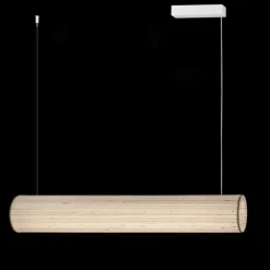 Lampa wisząca Orba 100 z materiałowym abażurem H-18 verso beige ( 66644 ) - Ramko