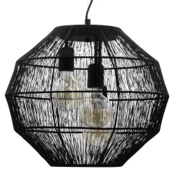 Lampa wisząca ORBETELLO czarna (390065) - EGLO