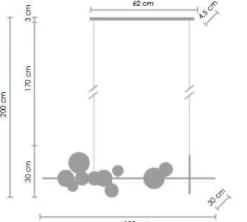 Lampa wisząca Orion (MP0084-L1200) - Step into Design