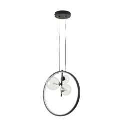 Lampa wisząca ORION RING LED czarny 40 cm (DN1504) - Step into Design