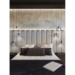 Lampa wisząca Ortiga 1 - Czarna (200 mm) (5041) - Shilo