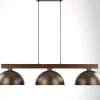Lampa wisząca OSLO 3 BROWN (6299) - TK Lighting