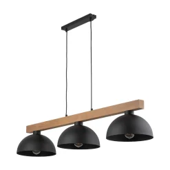 Lampa wisząca OSLO czarna 3 PŁ (4710) - TK Lighting