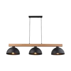 Lampa wisząca OSLO czarna 3 PŁ (4710) - TK Lighting