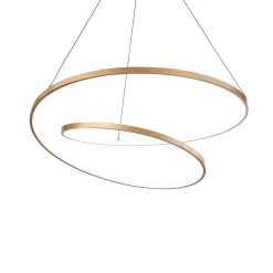 Lampa wisząca OZ Mosiądz (OZ_SP_D80_ON-OFF_OTTONE) - Ideal Lux