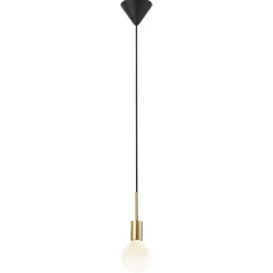 Lampa wisząca PACO Nordlux E27 40W Metal Mosiądz