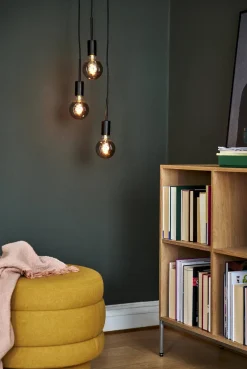 Lampa wisząca PACO Nordlux E27 3x25W Metal Czarny