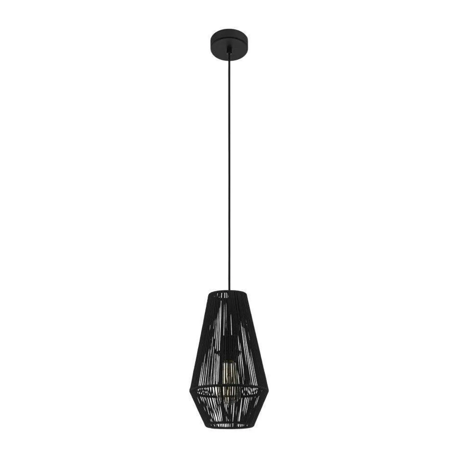 Lampa wisząca PALMONES czarna (97795 - EGLO) - żyrandol