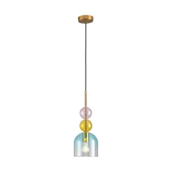 Lampa wisząca PASTELLO BLUE kolorowa 15 cm (ST-DN345A) - Step into Design
