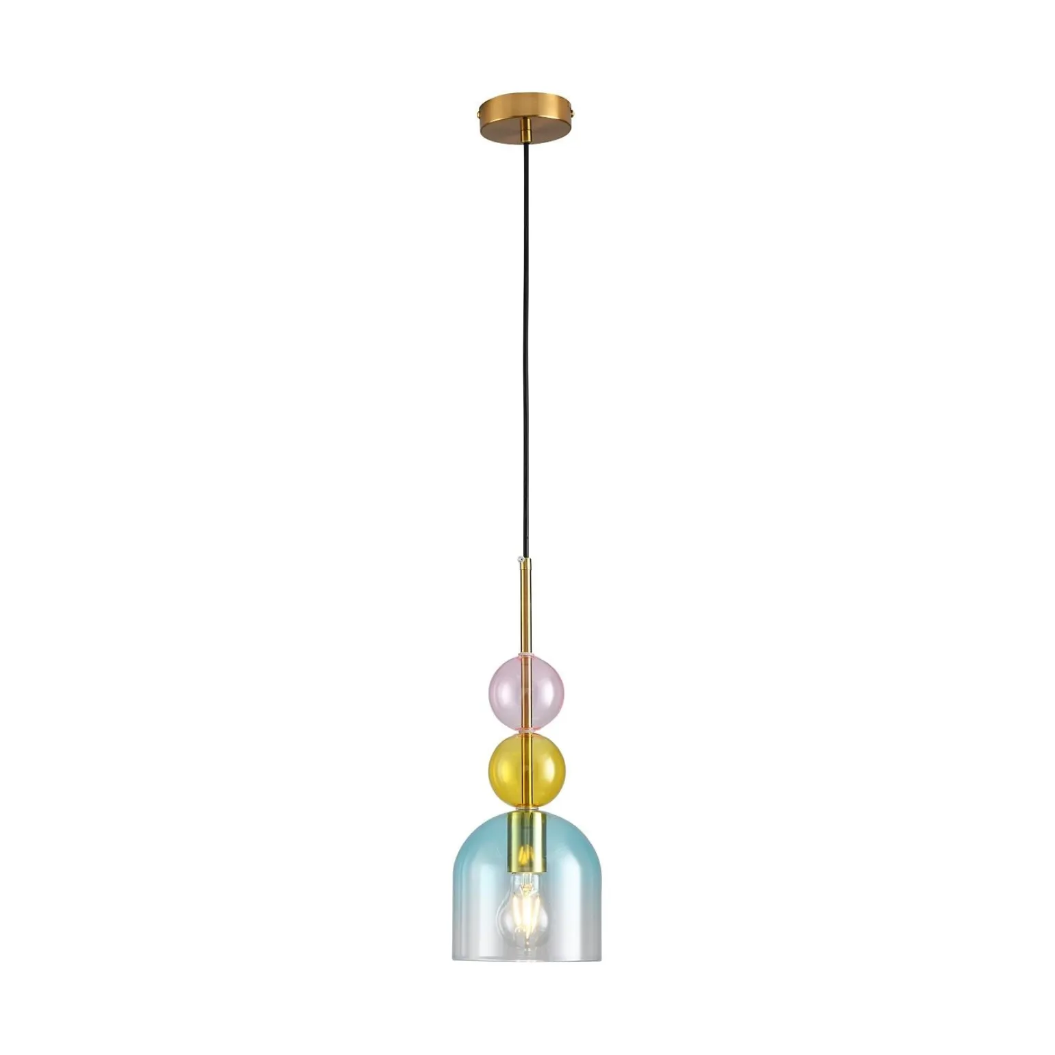 Lampa wisząca PASTELLO BLUE kolorowa 15 cm (ST-DN345A) - Step into Design