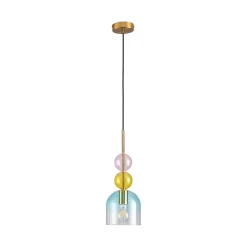 Lampa wisząca PASTELLO BLUE kolorowa 15 cm (ST-DN345A) - Step into Design
