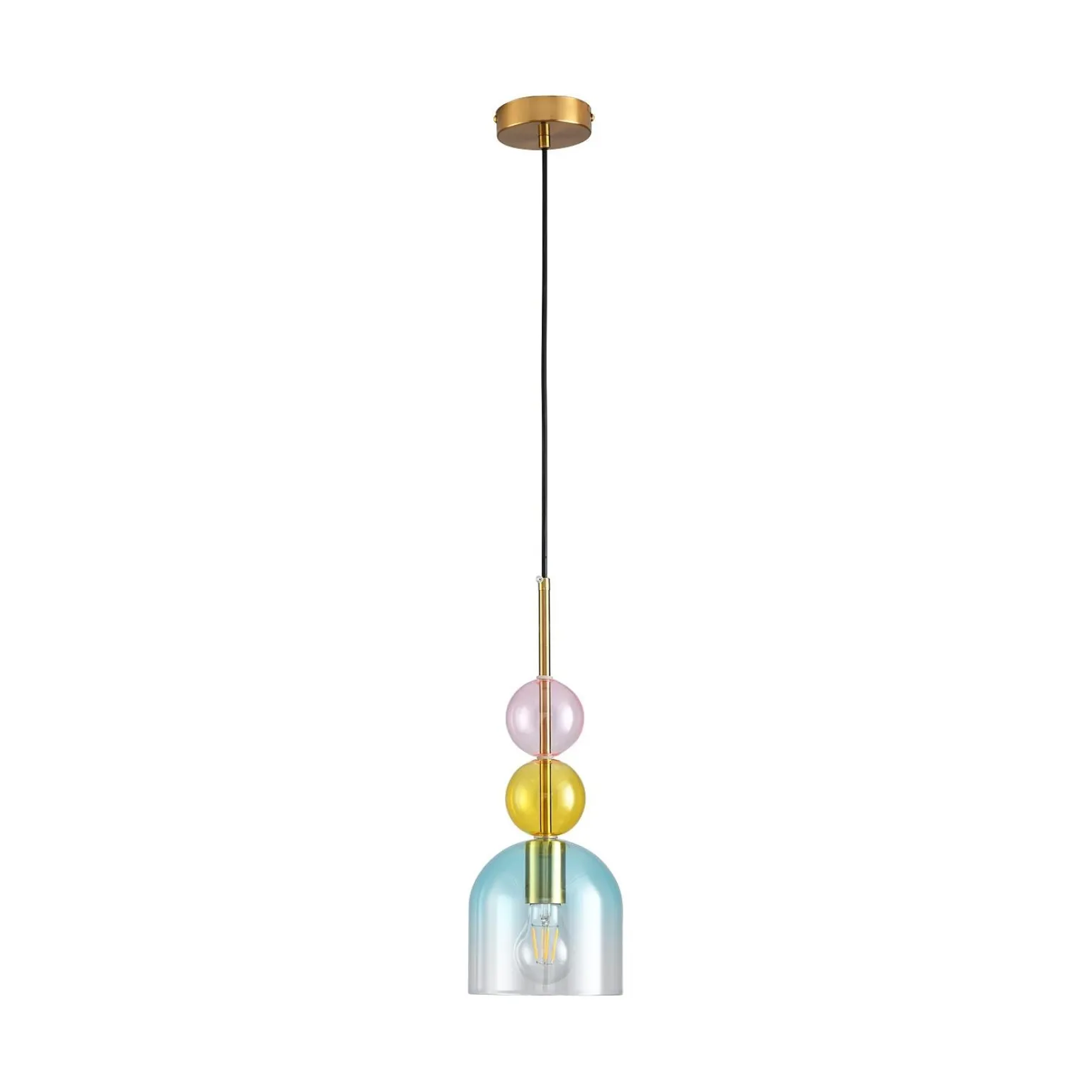 Lampa wisząca PASTELLO BLUE kolorowa 15 cm (ST-DN345A) - Step into Design